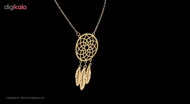 گردنبند طلا 18 عیار زنانه کد 0001