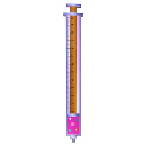 خط کش 12 سانتی متری طرح سرنگ کد R06