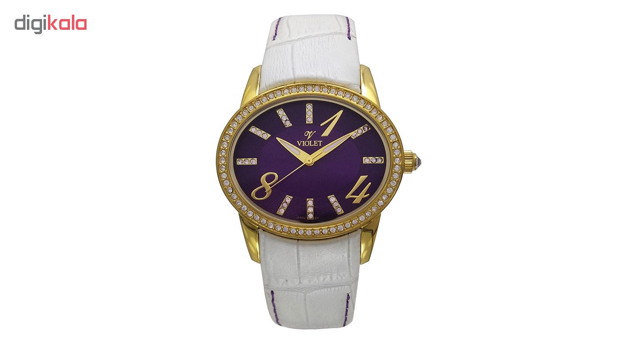 ساعت مچی عقربه ای زنانه ویولت کد 12371