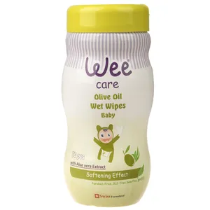 دستمال مرطوب کودک وی مدل Olive Oil بسته 70 عددی