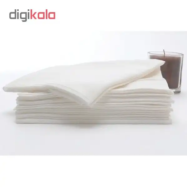 حوله یکبار مصرف یکتا بی بافت کد PlainG75 سایز 75×115 بسته 40 عددی