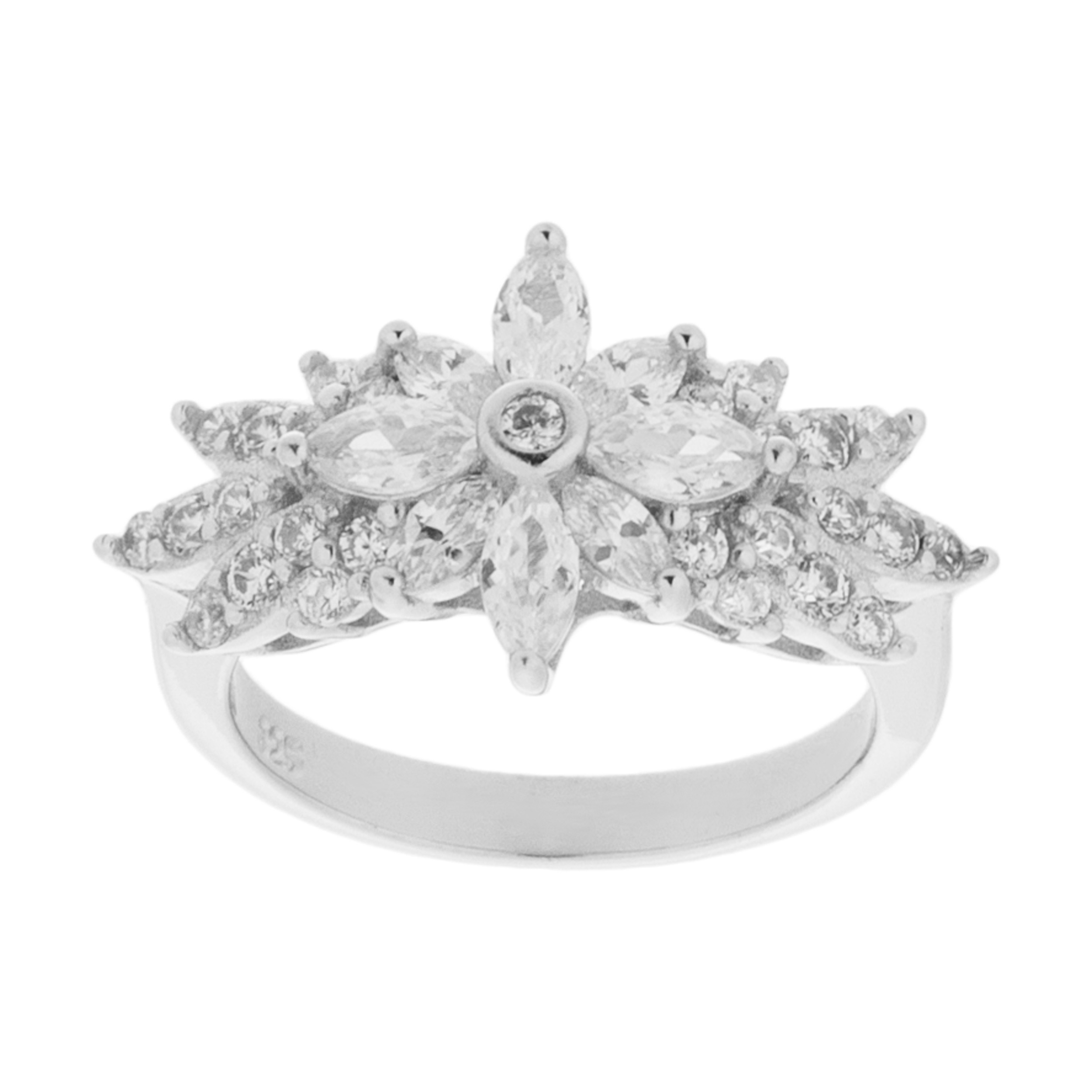 انگشتر نقره زنانه کد 104004218-2