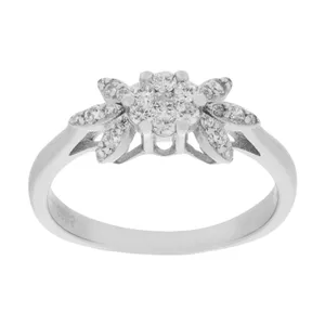 انگشتر نقره زنانه کد 104004218-0