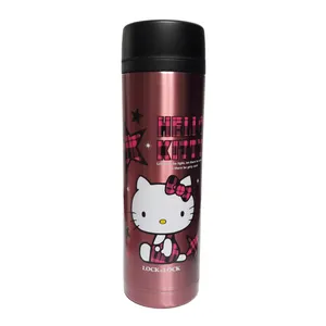 قمقمه لاک اند لاک طرح Hello Kitty کد 088060 گنجایش 0.33 لیتر