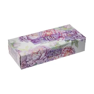 دستمال کاغذی 100برگ زیبا مدل Flower