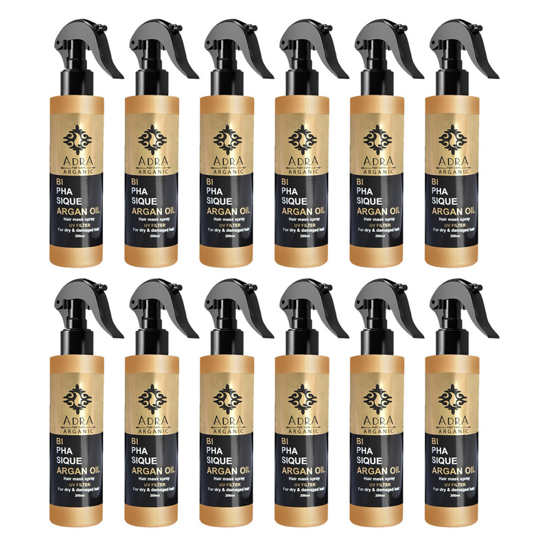 اسپری مو آدرا مدل Argan حجم 200 میلی لیتر مجموعه 12 عددی