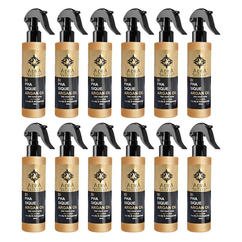 اسپری مو آدرا مدل Argan حجم 200 میلی لیتر مجموعه 12 عددی اسپری مو آدرا مدل Argan حجم 200 میلی لیتر مجموعه 12 عددی