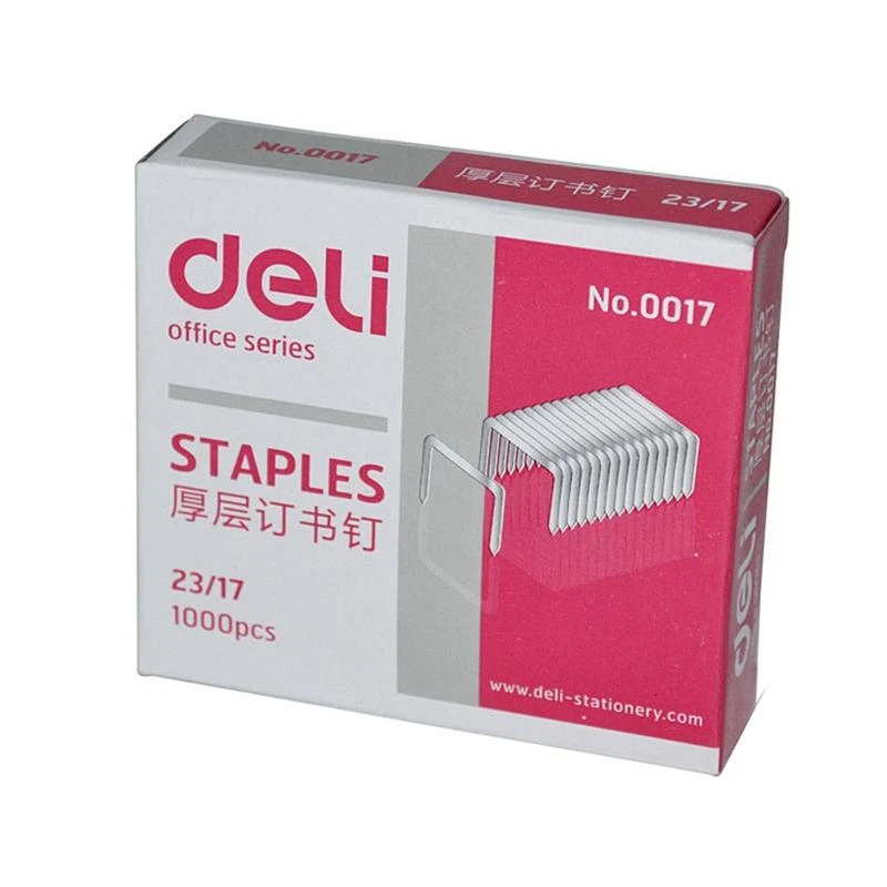 سوزن منگنه دلی کد 0017 سایز 23/17 بسته 1000 عددی