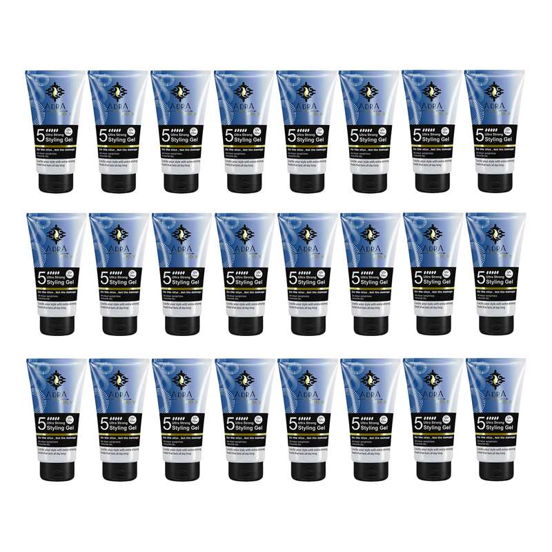 ژل مو آدرا مدل Ultra Strong Styling حجم 150 میلی لیتر مجموعه 24 عددی ژل مو آدرا مدل Ultra Strong Styling حجم 150 میلی لیتر مجموعه 24 عددی