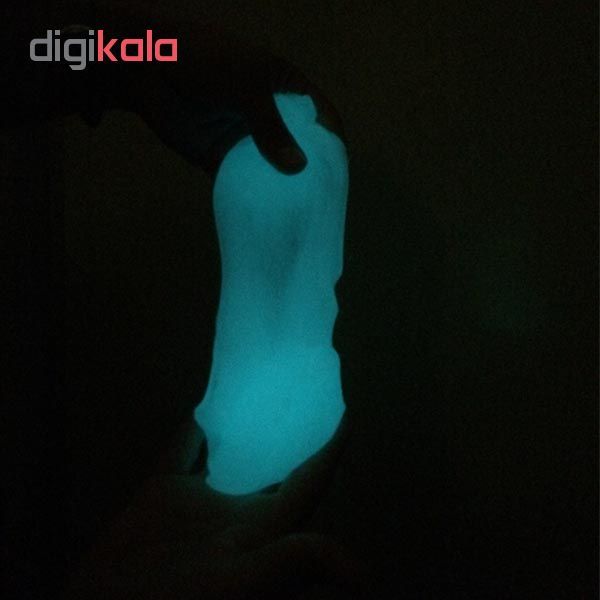 ژل بازی اسلایم شباهنگ مدل glow in the dark