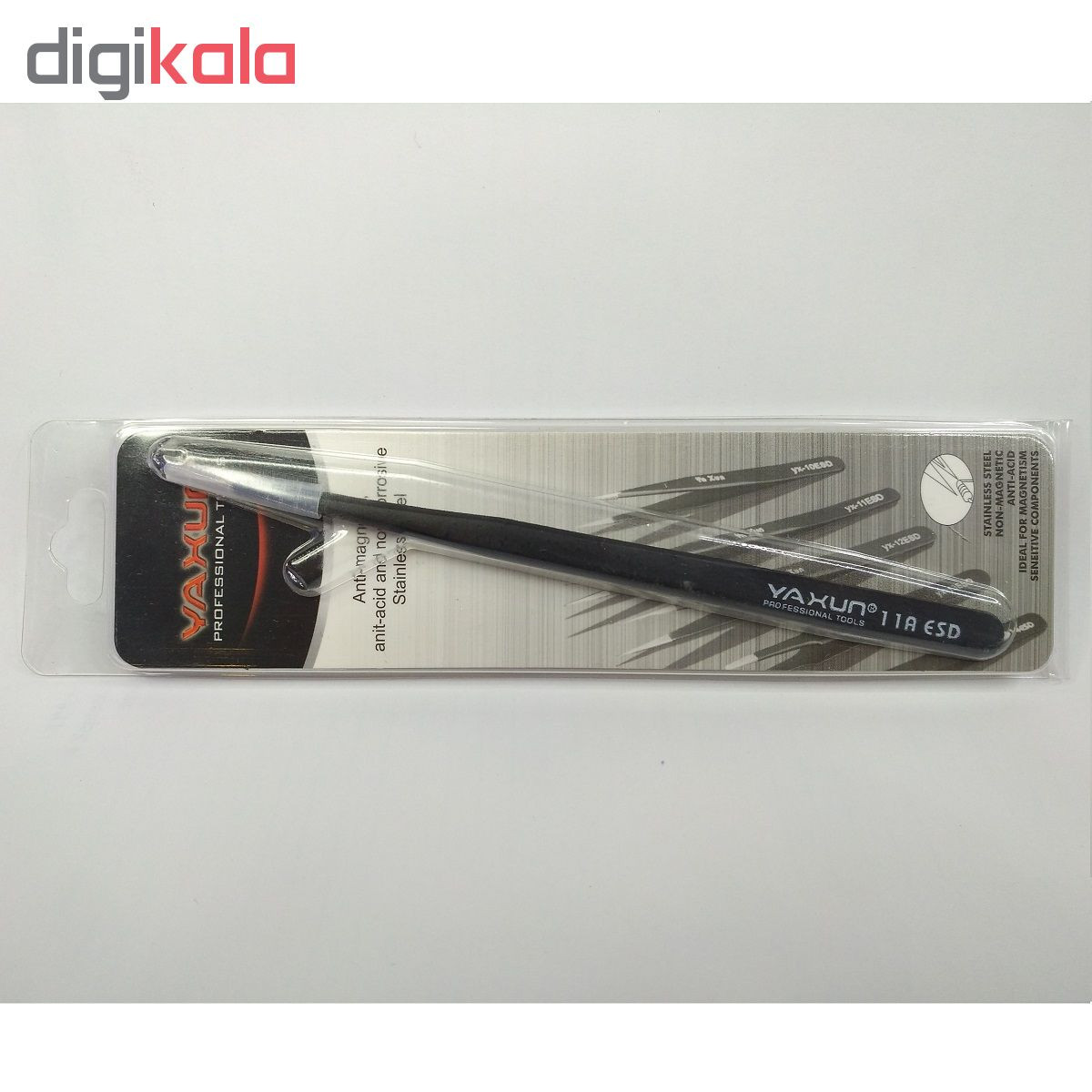 انبر پنس یاکسون مدل 11A ESD سایز 142 میلی متر انبر پنس یاکسون مدل 11A ESD سایز 142 میلی متر