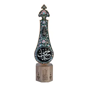 مجسمه میناکاری طرح علم یاحسین 