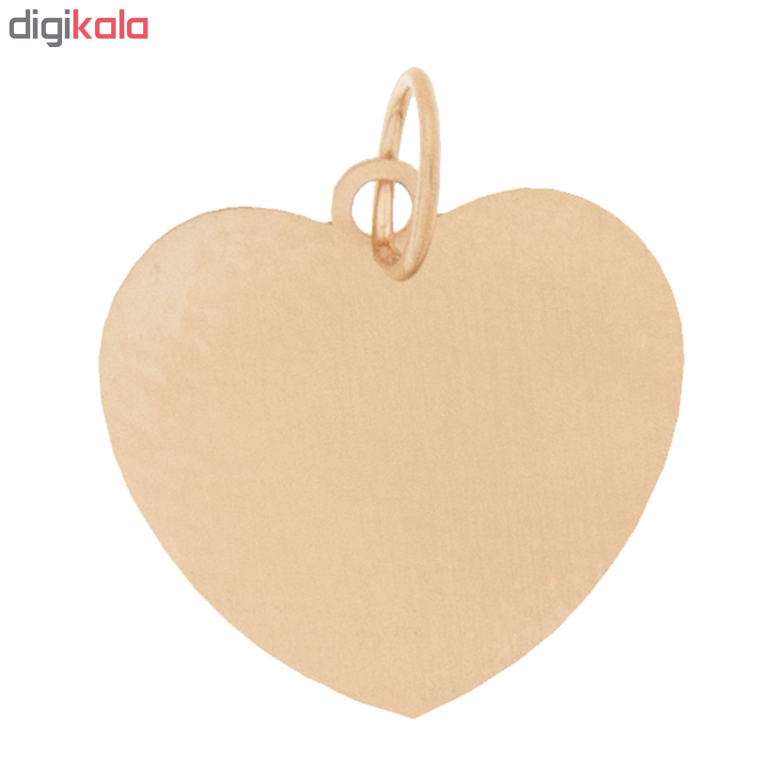آویز گردنبند طلا 18عیار زنانه طرح قلب کد SG284 -  - 2