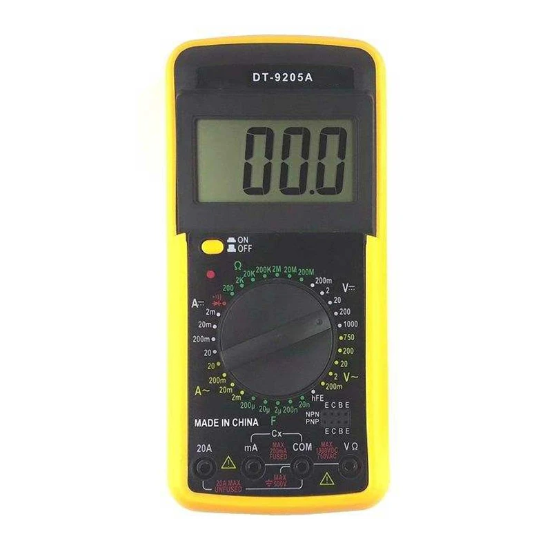 مولتی متر دیجیتال مدل DT-9205A