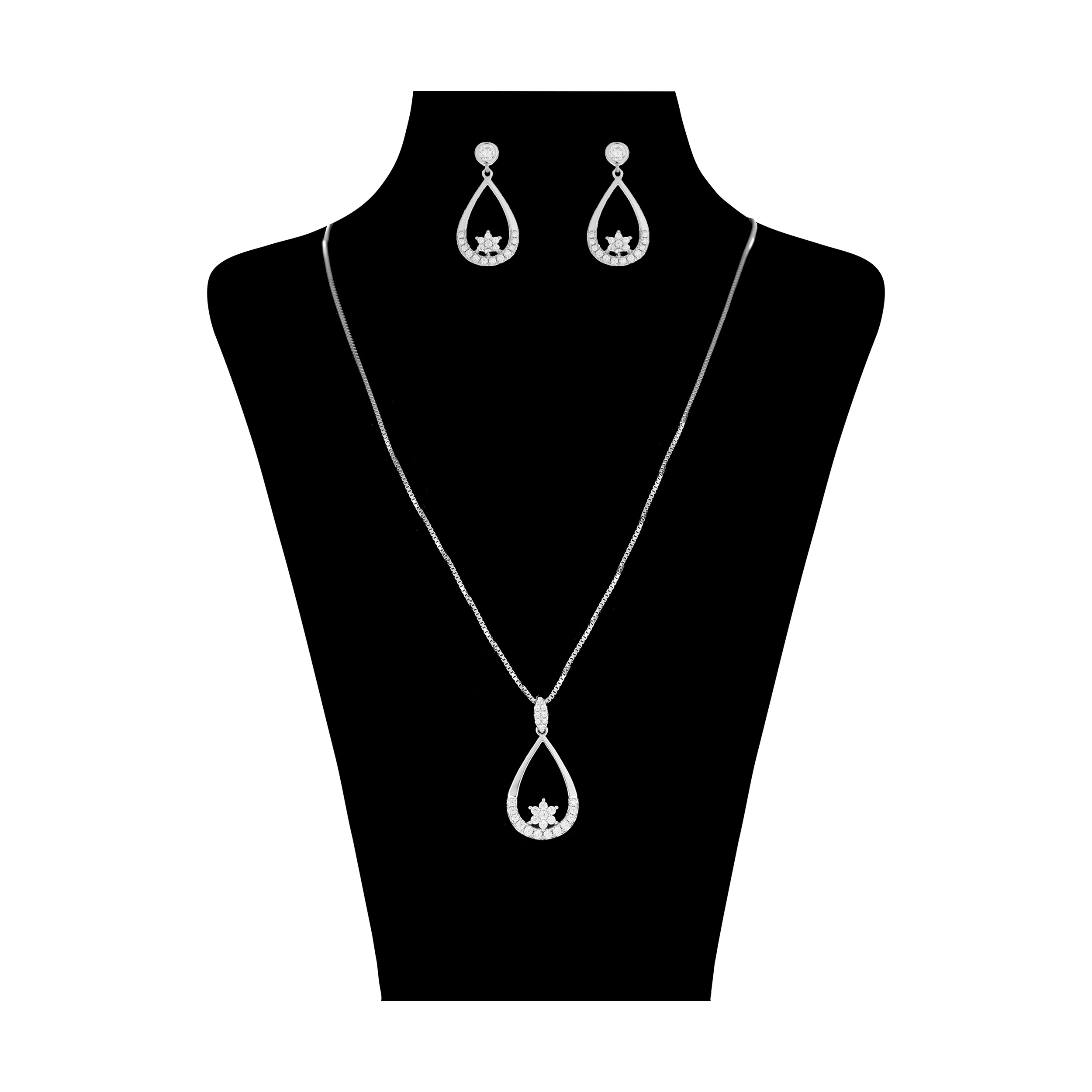 نیم ست نقره زنانه کد 102003218-9