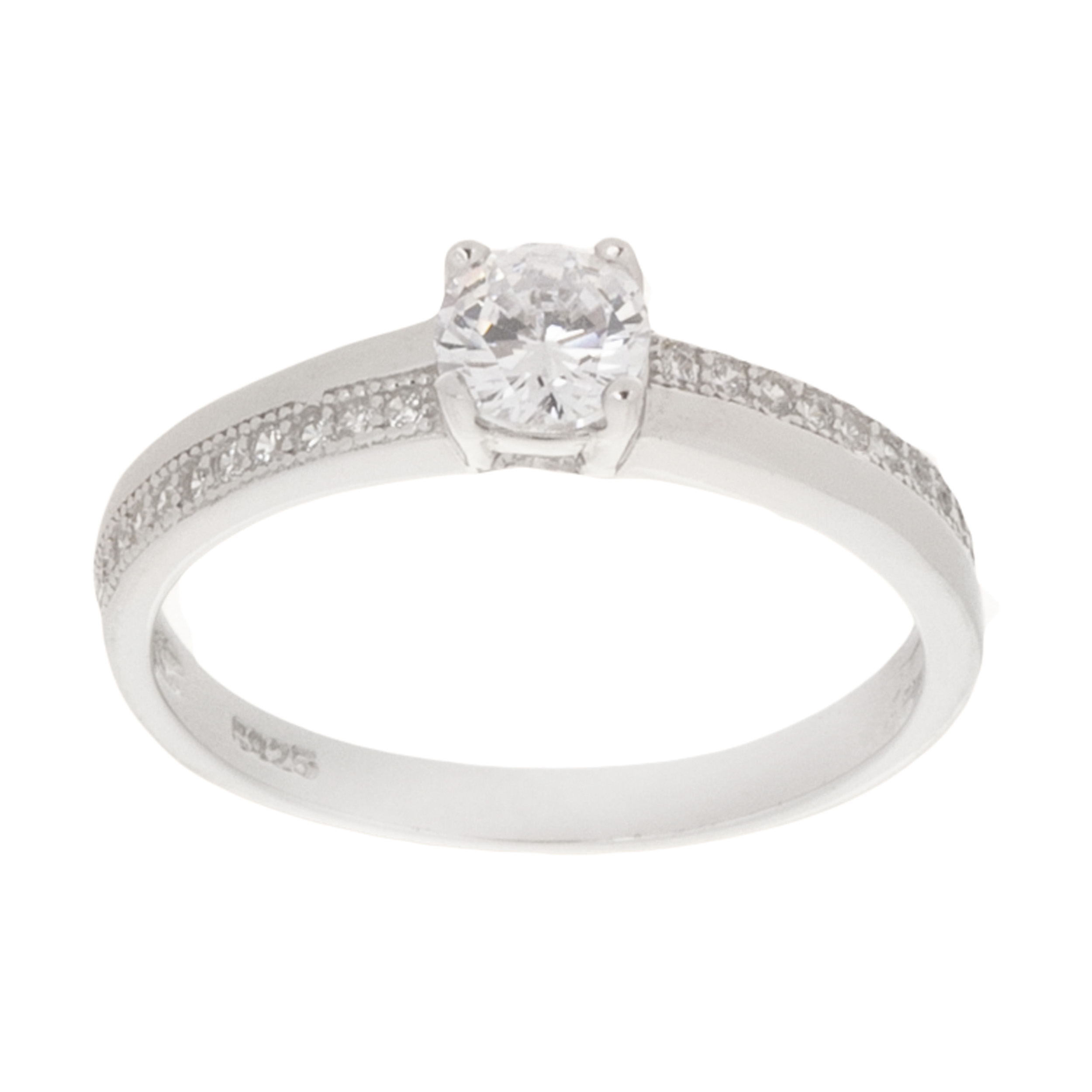 انگشتر نقره زنانه کد 104003238-3