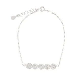 دستبند نقره زنانه کد 103006218-1