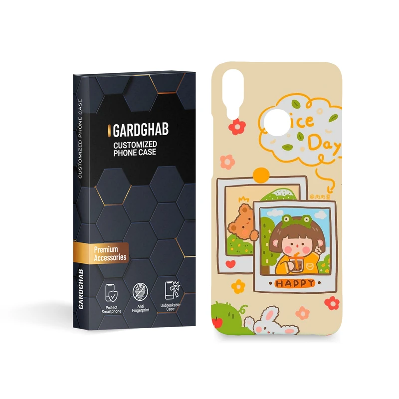 کاور گارد قاب مدل دخترانه مناسب برای گوشی موبایل هوآوی Y9 2019