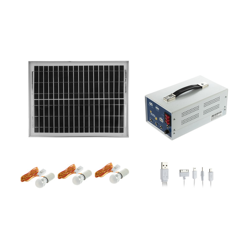 مجموعه پنل خورشیدی جی اچ سولار مدل GH20P-18 توان 20 وات