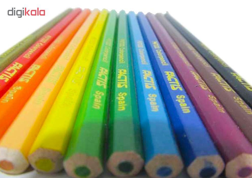 مداد رنگی 6 رنگ فکتیس کد 601-2