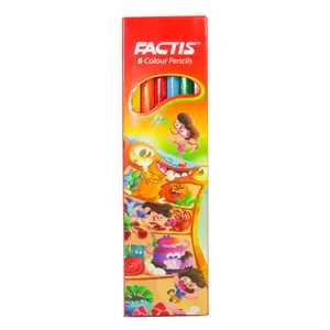 مداد رنگی 6 رنگ فکتیس کد 601-3