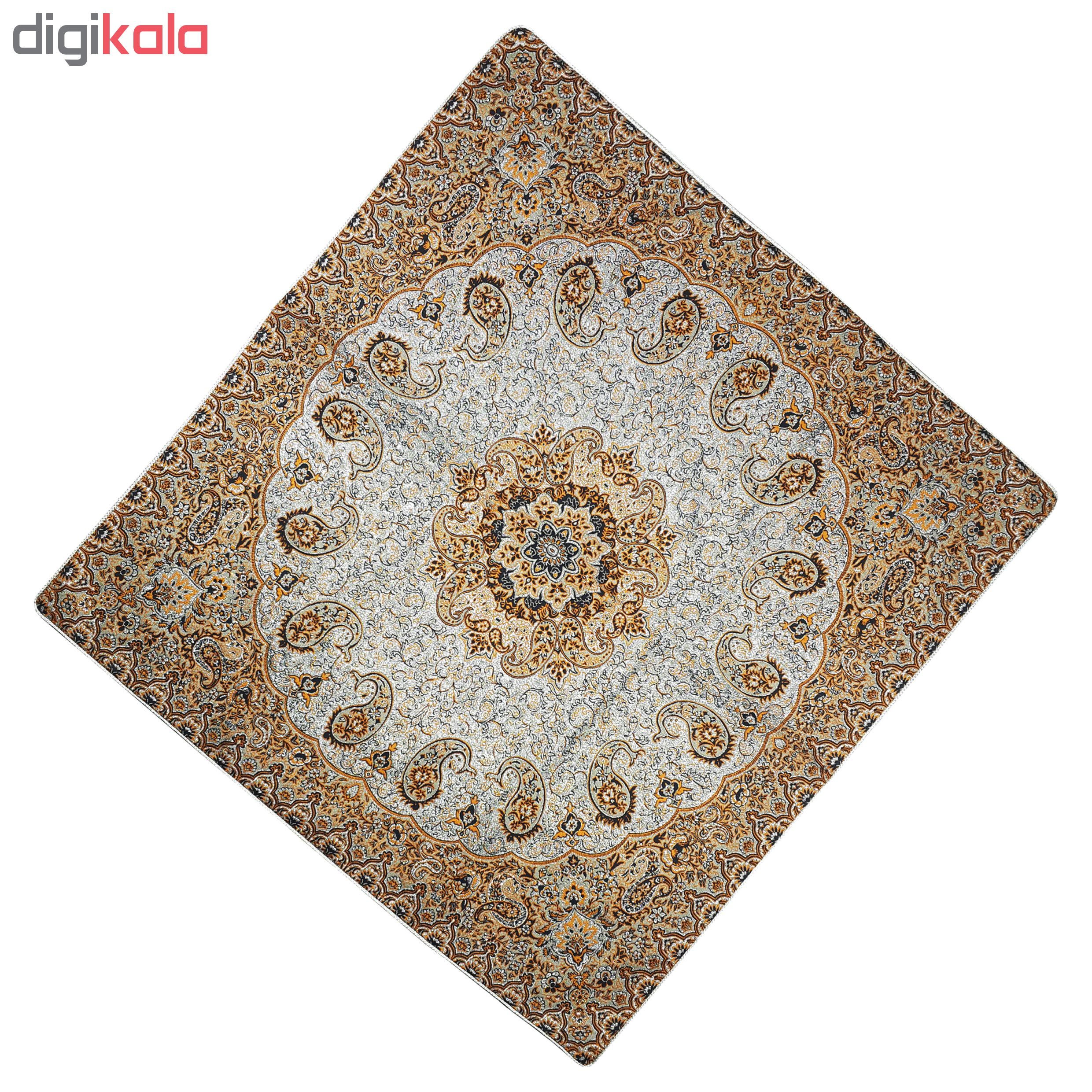 ست 5 تکه رومیزی ترمه مدل نسترن کد KEREM5/5BS