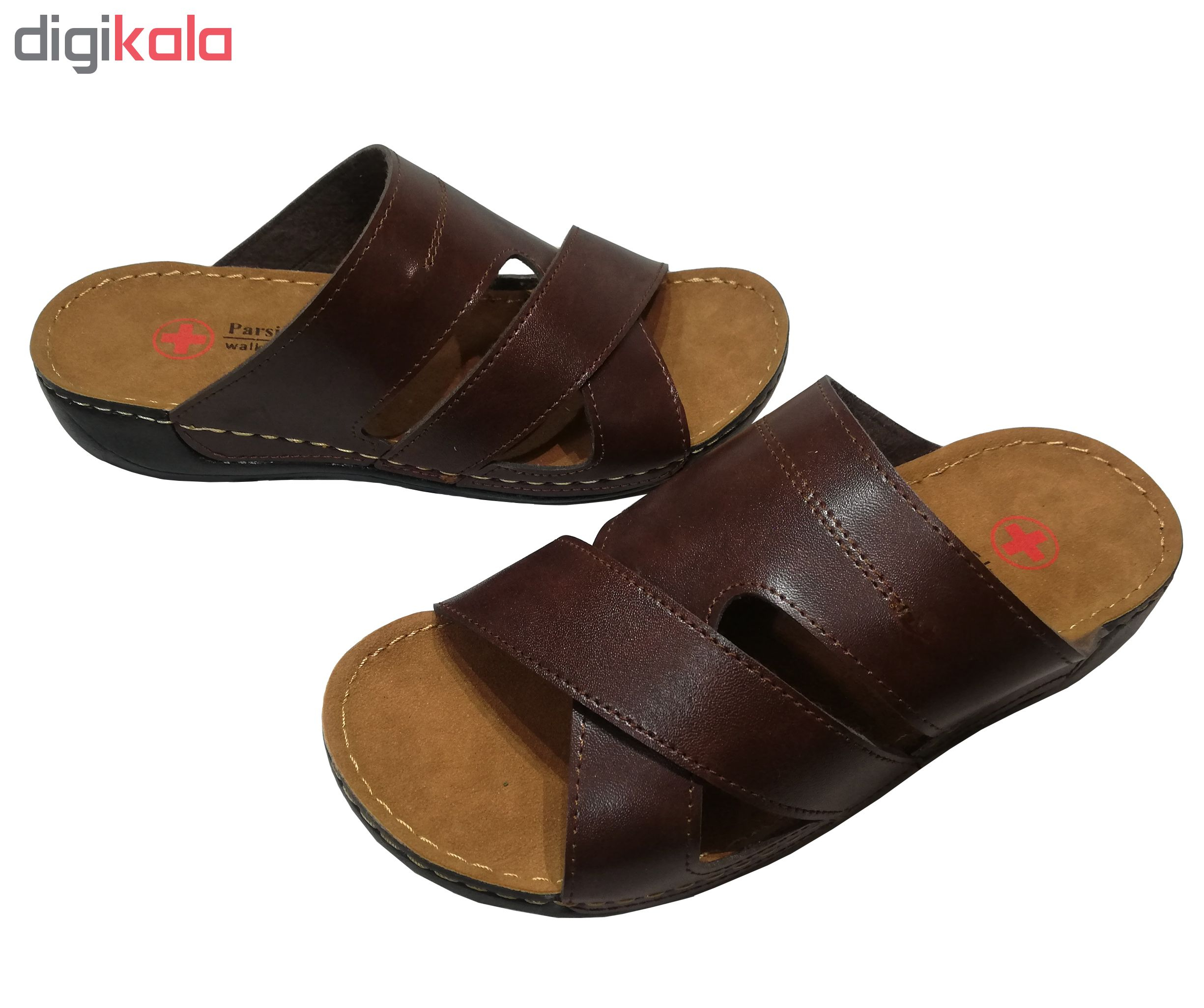 دمپایی طبی مردانه پارسیا مدل سروش کد Bro867