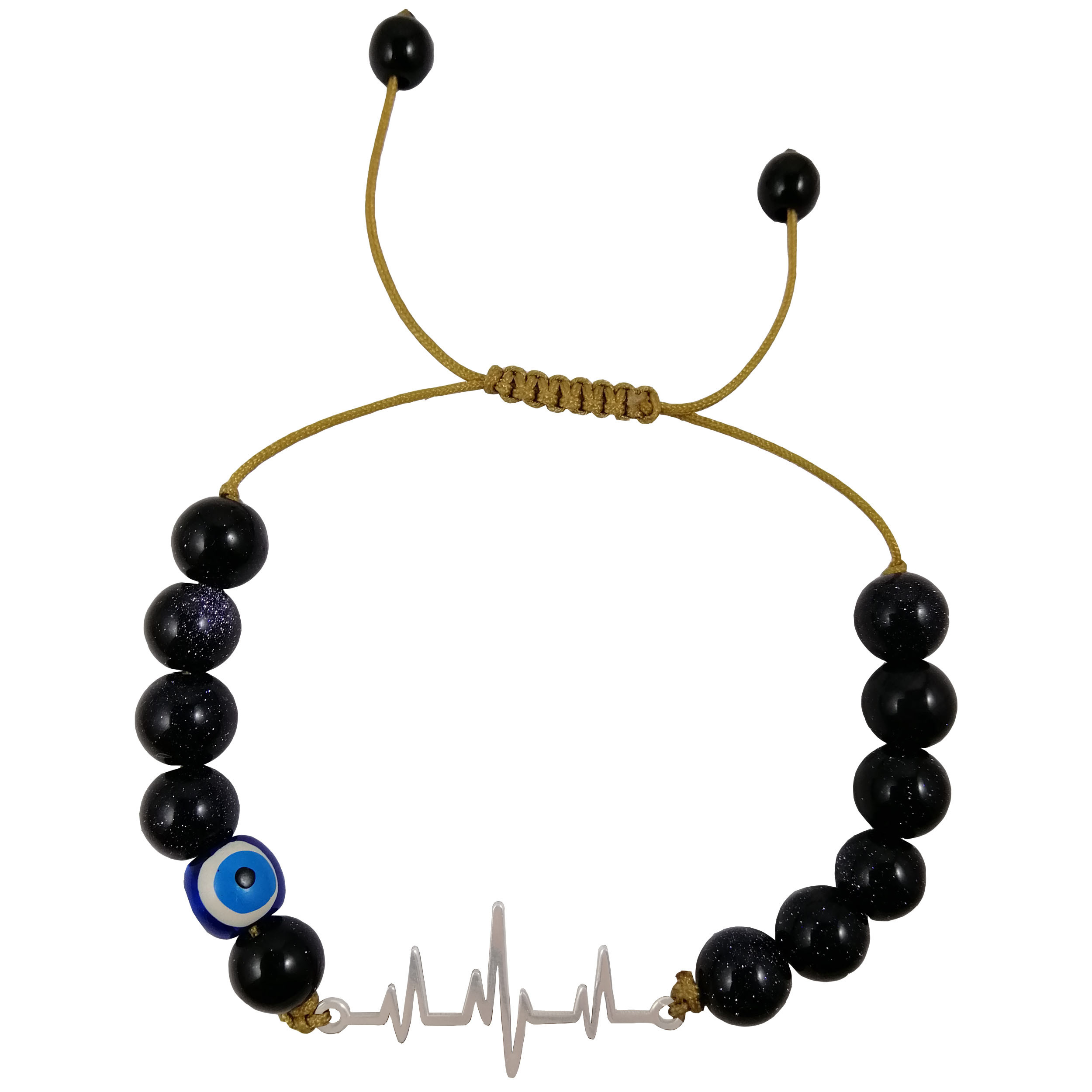 دستبند نقره زنانه مدل Heartbeat