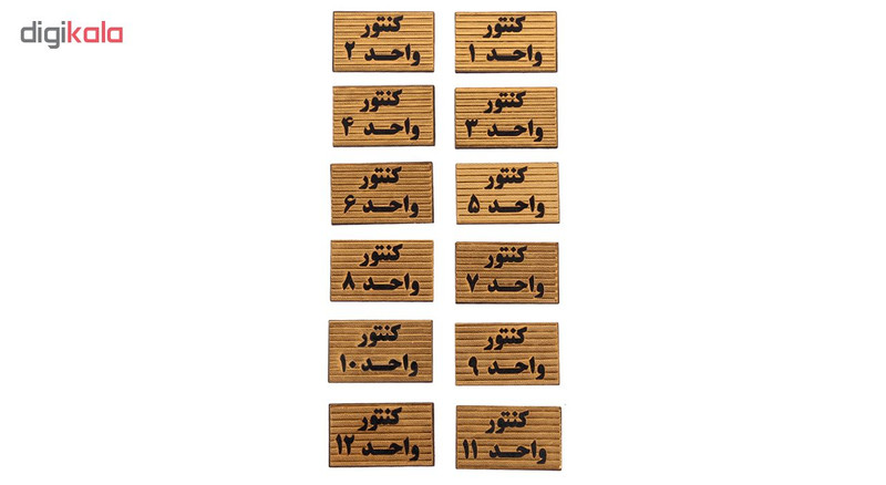 تابلو نشانگر کنتور واحدها مدل ASRA7