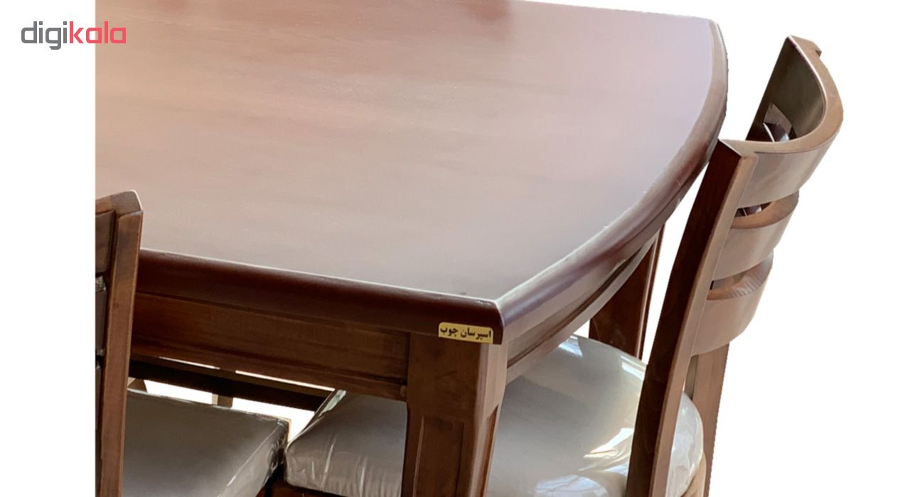 میز و صندلی ناهار خوری اسپرسان چوب مدل Sm46