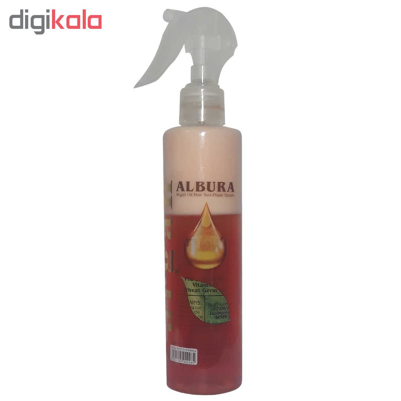 اسپری مو آلبورا مدل ARGAN OIL حجم 230 میلی لیتر