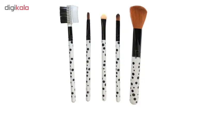 ست برس آرایشی سوییت رز کد SRBM-4571BW بسته 5 عددی