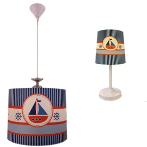 چراغ رومیزی کودک طرح ملوانی به همراه چراغ آویز