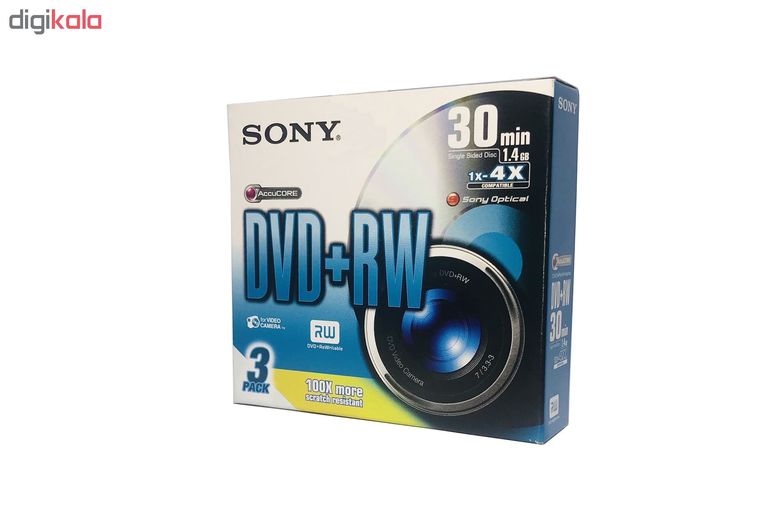 دی وی دی خام سونی مدل 3DPW30S2 بسته 3 عددی