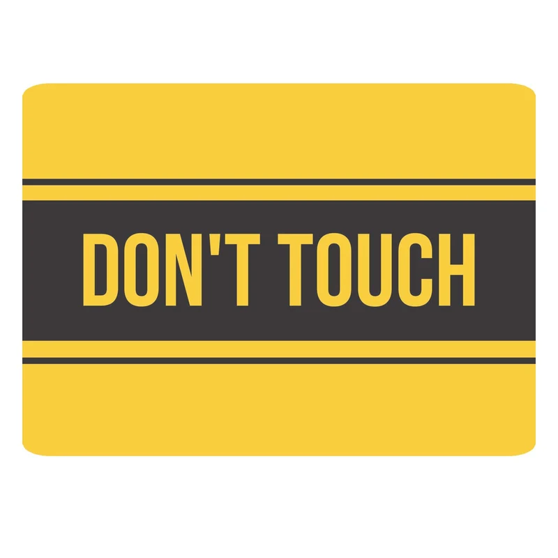 ماوس پد طرح دست نزن کد B602