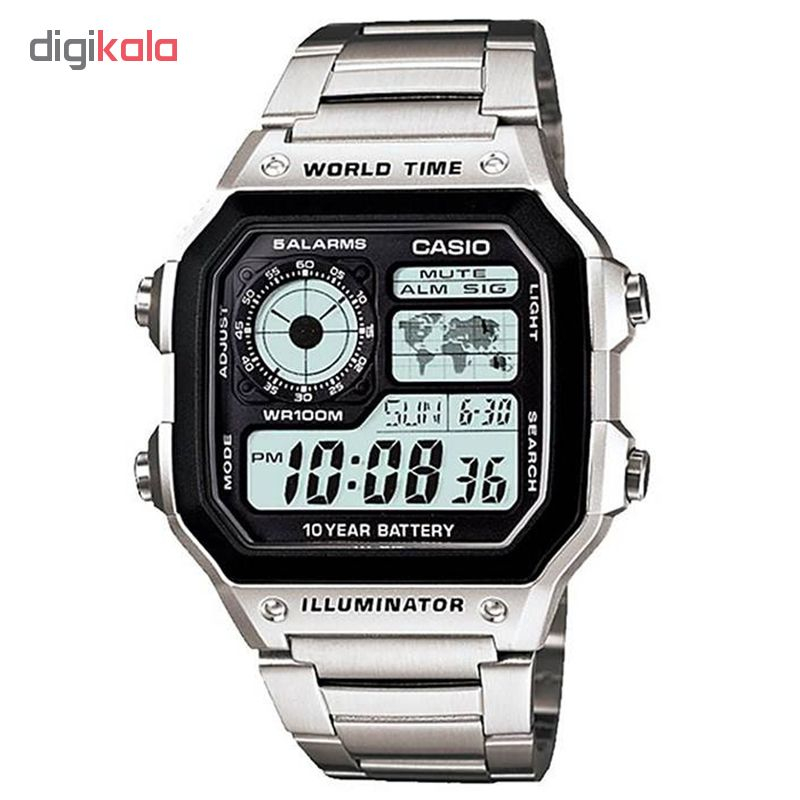 ساعت مچی دیجیتال کد AE-1200WHD-1AVDF