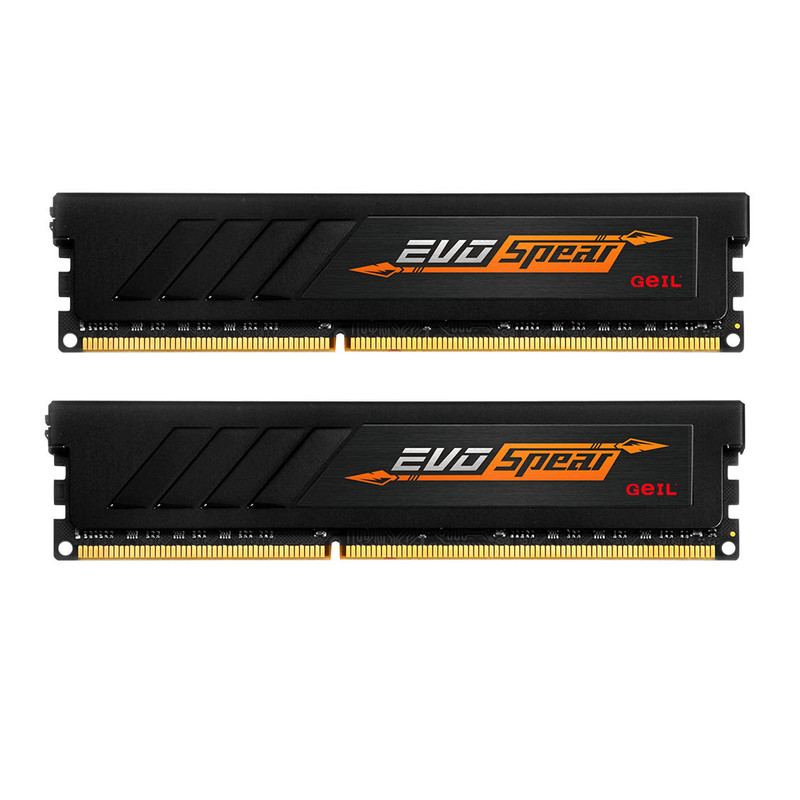 رم دسکتاپ DDR4 دو کاناله 2400 مگاهرتز CL16 گیل مدل Evo SPEAR ظرفیت 16 گیگابایت