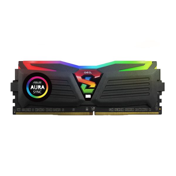 رم دسکتاپ DDR4 تک کاناله 2400 مگاهرتز CL16 گیل مدل Super Luce RGB Sync ظرفیت 16 گیگابایت رم دسکتاپ DDR4 تک کاناله 2400 مگاهرتز CL16 گیل مدل Super Luce RGB Sync ظرفیت 16 گیگابایت