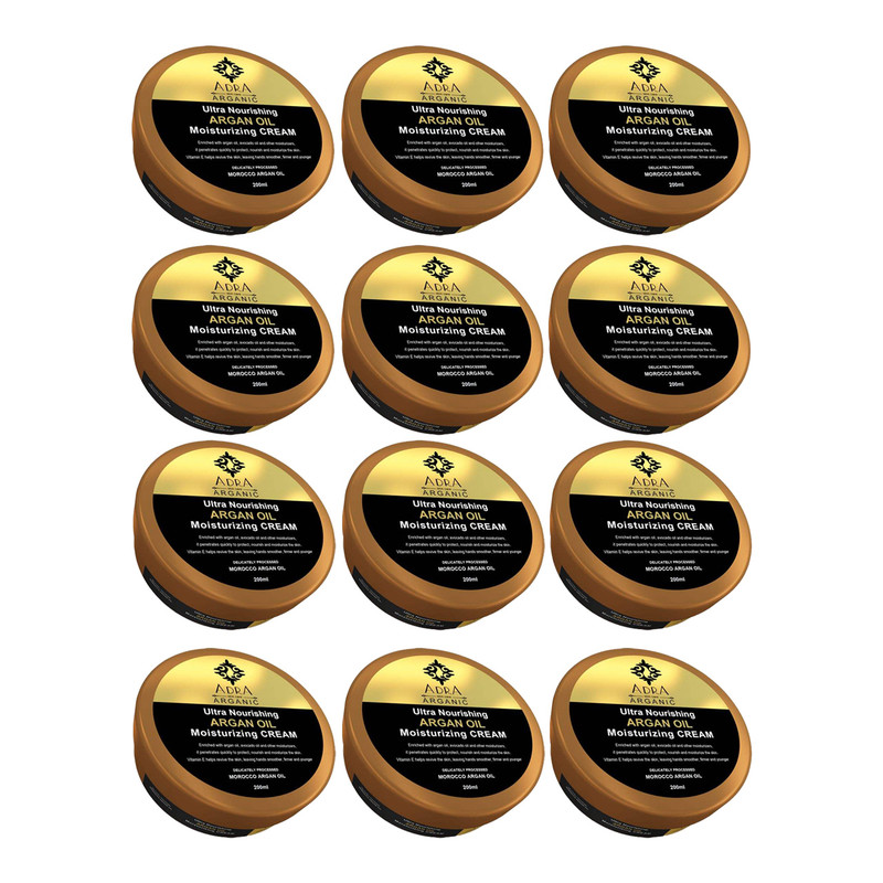 کرم مرطوب کننده آدرا مدل Argan Oli حجم 200 میلی لیتر مجموعه 12 عددی