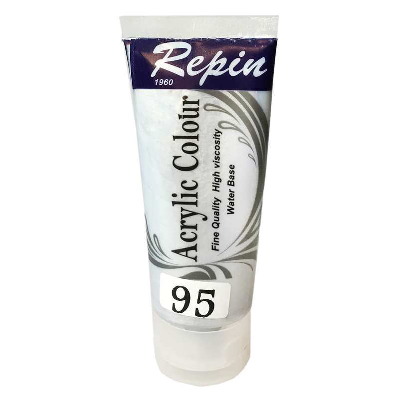 رنگ اکریلیک رپین کد 95 Silver حجم 75 میلی لیتر رنگ اکریلیک رپین کد 95 Silver حجم 75 میلی لیتر
