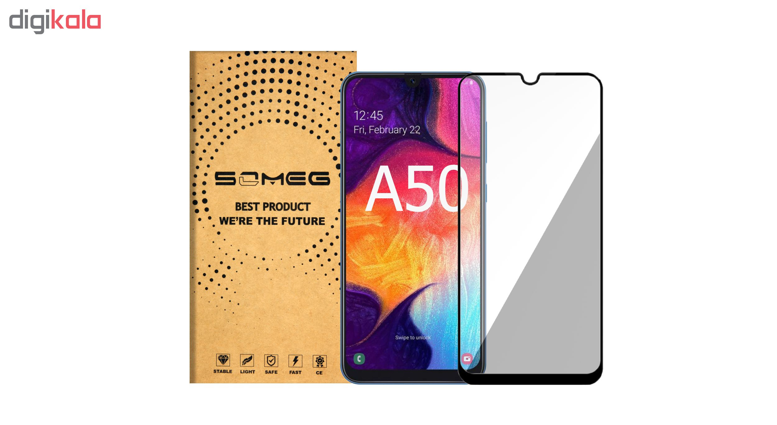 کاور سومگ مدل SC-i001 مناسب برای گوشی موبایل سامسونگ Galaxy A50 به همراه محافظ صفحه نمایش