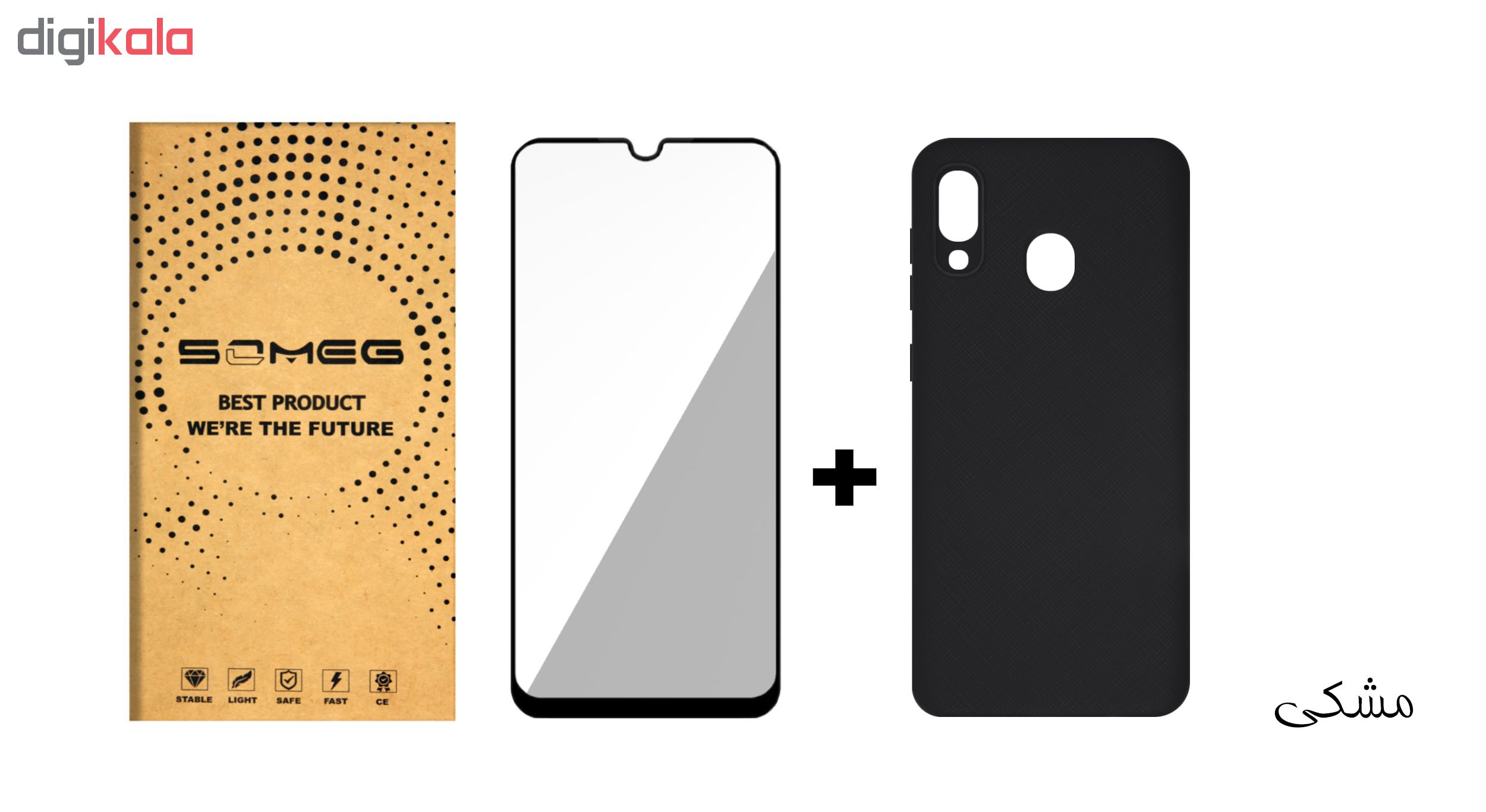 کاور سومگ مدل SC-i001 مناسب برای گوشی موبایل سامسونگ Galaxy A30 به همراه محافظ صفحه نمایش