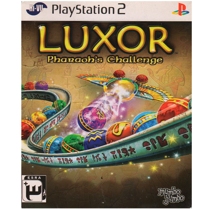 بازی LUXOR Pharaohs Challenge مخصوص PS2
