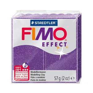 خمیر مجسمه سازی استدلر مدل فیمو افکت Glitter Purple کد 602