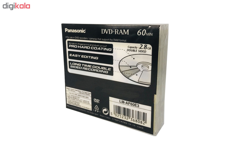 دی وی دی خام پاناسونیک مدل LM-AF60E3 بسته 3 عددی