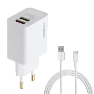 شارژر دیواری آرسون مدل AN-27 به همراه کابل تبدیل USB-C