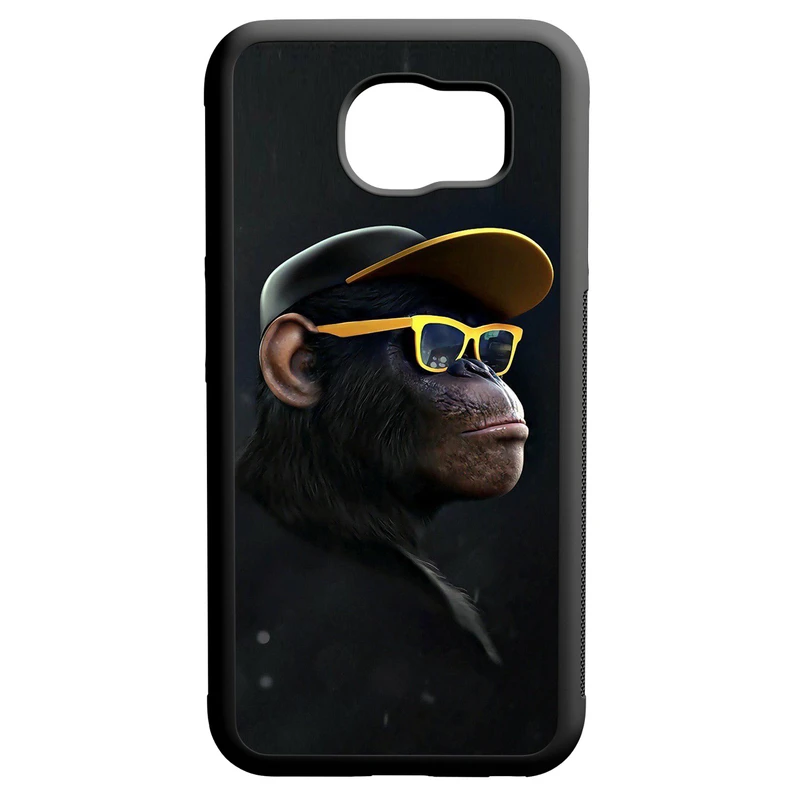 کاور طرح میمون کد 11054094281 مناسب برای گوشی موبایل سامسونگ galaxy s6 edge