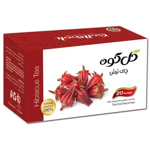 دمنوش کیسه ای چای ترش گلکوه بسته 20 عددی