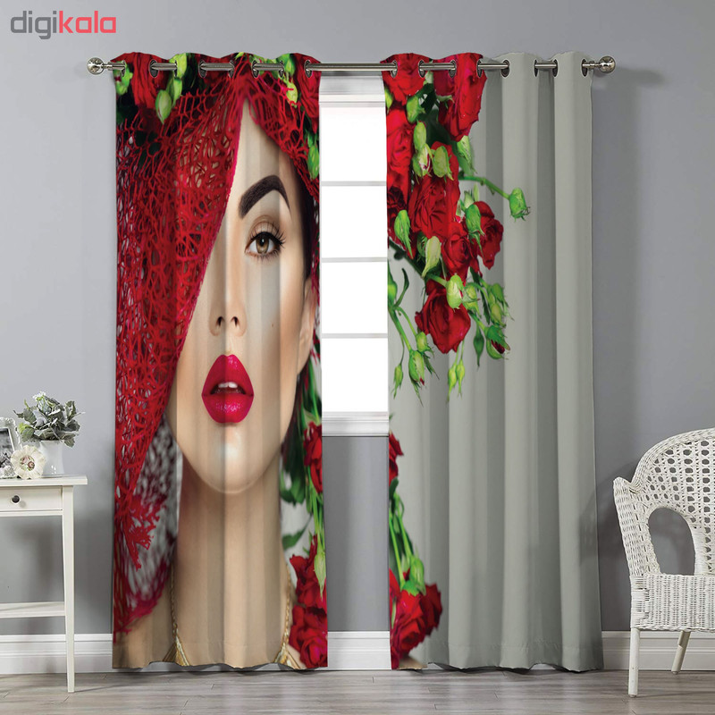پرده نیروانا مدل pl797 سایز 280 × 140 سانتی متر