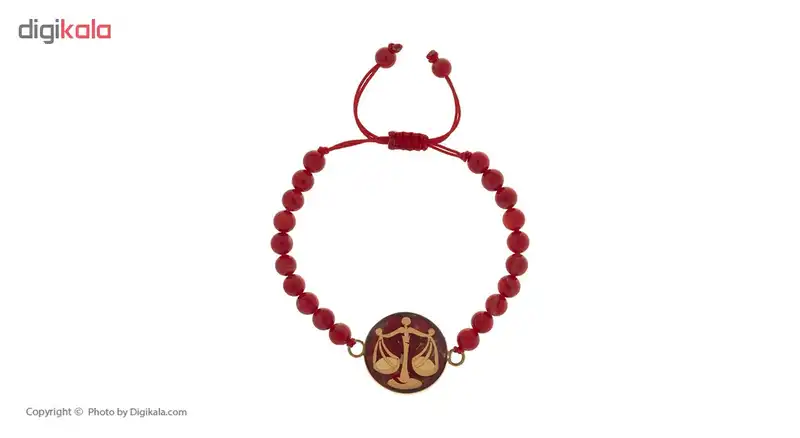 دستبند طلا 24 عیار زنانه سام نورزاده طرح ماه مهر کد 43